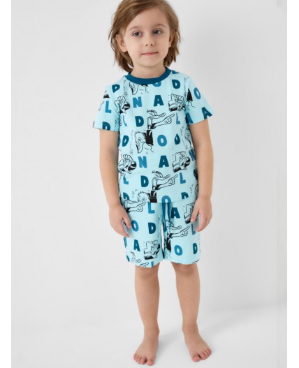 Пижама трикотажная для мальчиков blue, dark green, double black