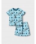 Пижама трикотажная для мальчиков blue, dark green, double black