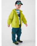 Куртка текстильная с полиуретановым покрытием для девочек (ветровка) light green