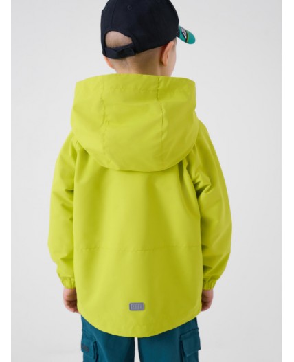 Куртка текстильная с полиуретановым покрытием для девочек (ветровка) light green