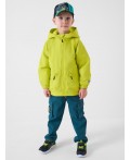 Куртка текстильная с полиуретановым покрытием для девочек (ветровка) light green