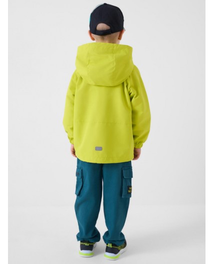 Куртка текстильная с полиуретановым покрытием для девочек (ветровка) light green