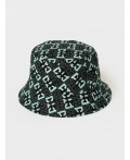 Панама текстильная для мальчиков light green, double black