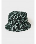 Панама текстильная для мальчиков light green, double black