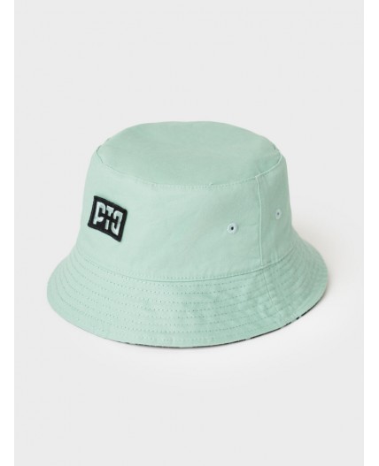 Панама текстильная для мальчиков light green, double black