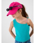 Кепка текстильная для девочек pink