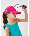 Кепка текстильная для девочек pink