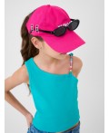 Кепка текстильная для девочек pink