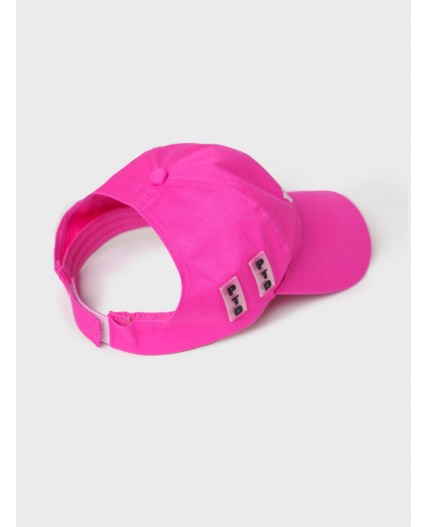 Кепка текстильная для девочек pink