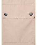 Плащ текстильный с полиуретановым покрытием для девочек beige