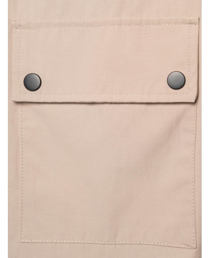 Плащ текстильный с полиуретановым покрытием для девочек beige