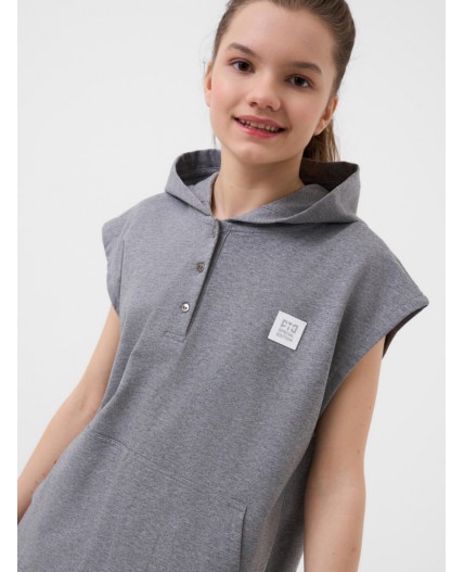 Платье трикотажное для девочек grey