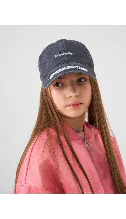 Кепка текстильная для девочек black