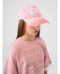 Кепка текстильная для девочек pale pink