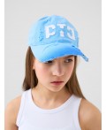 Кепка текстильная для девочек light blue