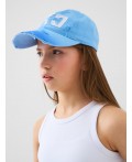 Кепка текстильная для девочек light blue