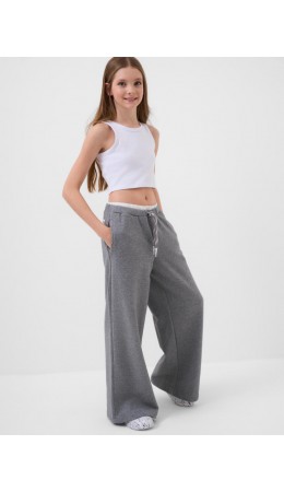 Брюки трикотажные для девочек grey