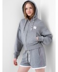 Шорты трикотажные для девочек, 2 шт в комплекте white, grey
