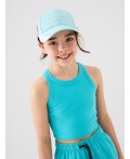 Кепка текстильная для девочек white, black, light blue