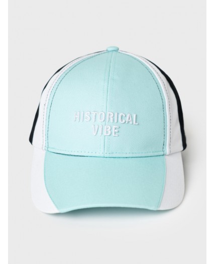 Кепка текстильная для девочек white, black, light blue