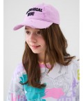 Кепка текстильная для девочек lilac