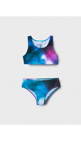 Купальный костюм трикотажный для девочек multicolor