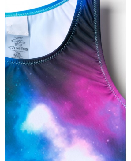 Купальный костюм трикотажный для девочек multicolor