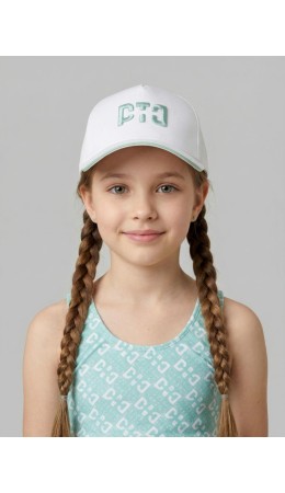 Кепка текстильная для девочек white