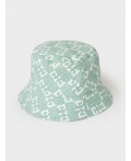 Панама текстильная для девочек white, light green