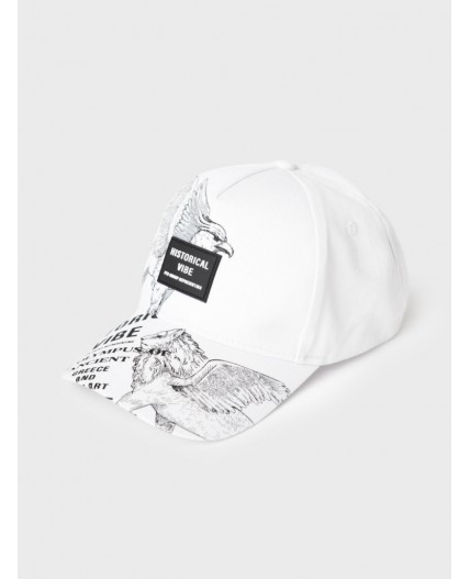 Кепка текстильная для девочек white