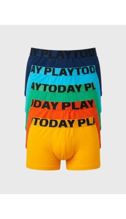 Трусы трикотажные для мальчиков - боксеры, 5 шт в комплекте multicolor