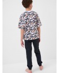 Пижама трикотажная для мальчиков multicolor