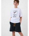 Пижама трикотажная для мальчиков white, black