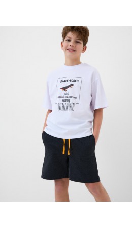 Пижама трикотажная для мальчиков white, black