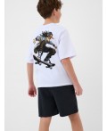 Пижама трикотажная для мальчиков white, black