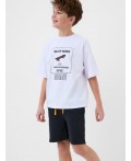 Пижама трикотажная для мальчиков white, black