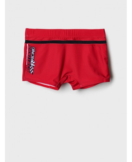 Плавки-шорты трикотажные для мальчиков, короткие black, red