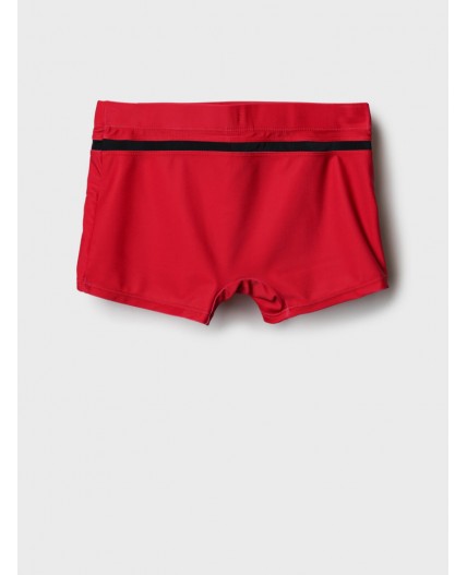 Плавки-шорты трикотажные для мальчиков, короткие black, red