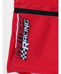Плавки-шорты трикотажные для мальчиков, короткие black, red