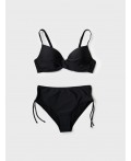 Купальный костюм трикотажный для женщин black