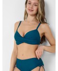 Купальный костюм трикотажный для женщин dark green