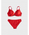 Купальный костюм трикотажный для женщин red
