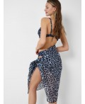 Купальный костюм трикотажный для женщин black, grey