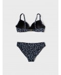 Купальный костюм трикотажный для женщин black, grey