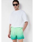 Шорты текстильные плавательные для мужчин, длинные white, light green