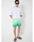 Шорты текстильные плавательные для мужчин, длинные white, light green