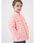 Куртка текстильная с полиуретановым покрытием для девочек pale pink