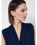 Топ трикотажный для женщин dark blue