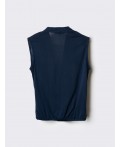 Топ трикотажный для женщин dark blue