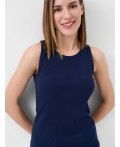 Майка трикотажная для женщин dark blue